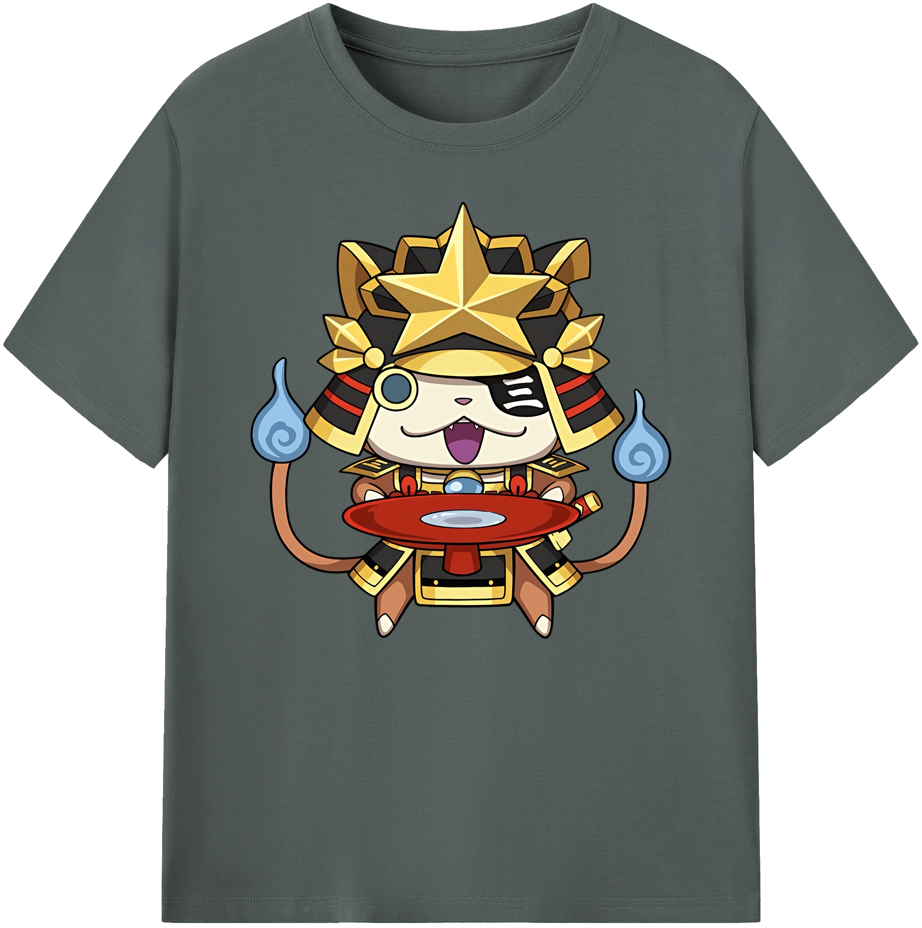 （画像用） 妖怪ウォッチ Yo-kai Watch 綿100％ メンズ半袖Tシャツ｜肌触りやわらか＆通気性